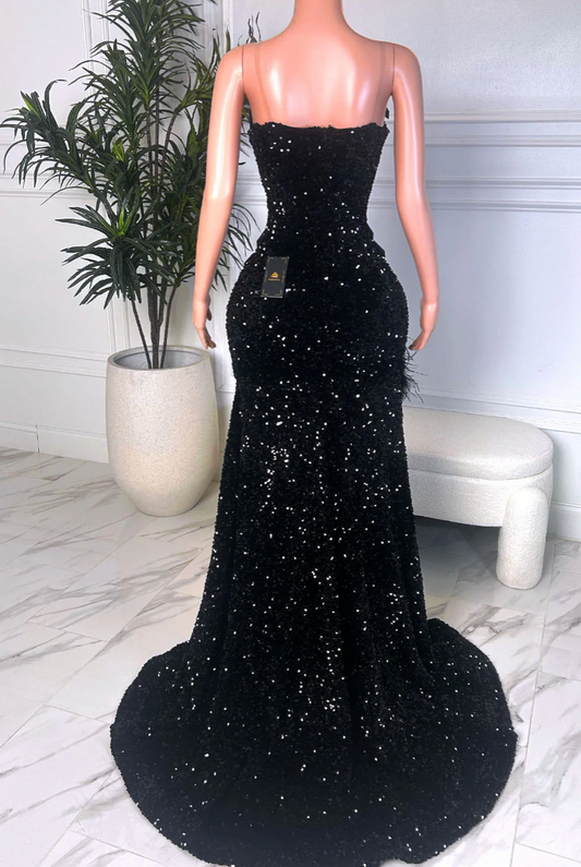SET IT ABLAZE BLACK DRESS